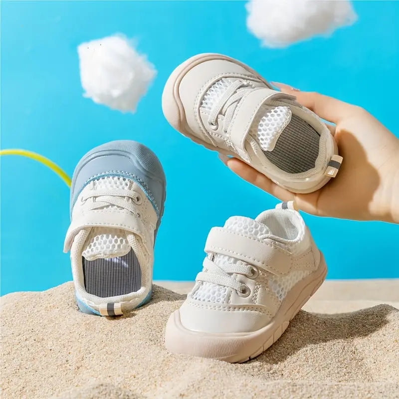 Baby Barefoot Sneakers - FlexiToes-Blue-0 - 0.5-Nora Luxe