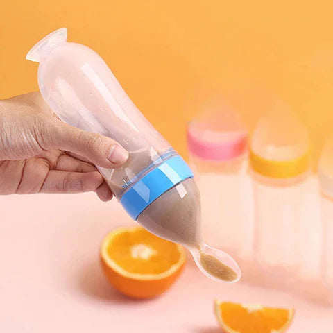 Baby Feeding Spoon Bottle - FeedEase-Green-Nora Luxe