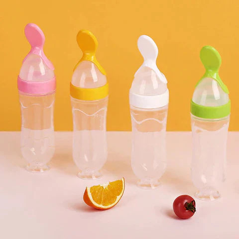 Baby Feeding Spoon Bottle - FeedEase-Green-Nora Luxe