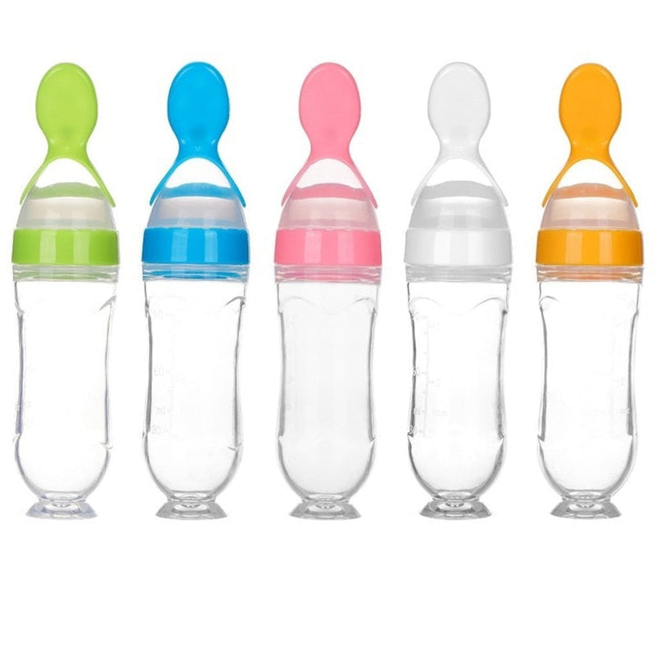 Baby Feeding Spoon Bottle - FeedEase-Green-Nora Luxe
