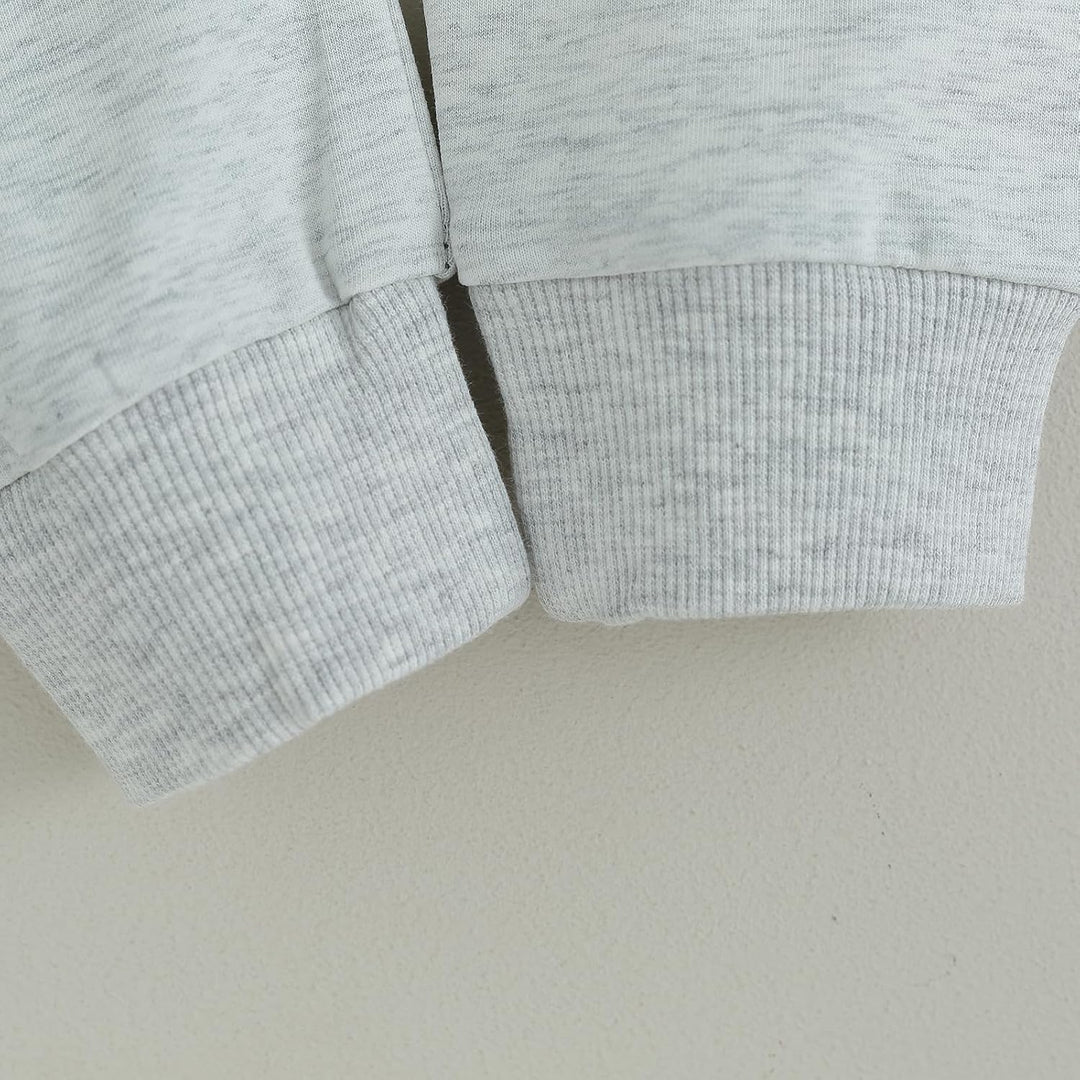 Baby Jogger Winter Set – Contrast Sweatshirt and Trousers-A-0-6 Months-Nora Luxe