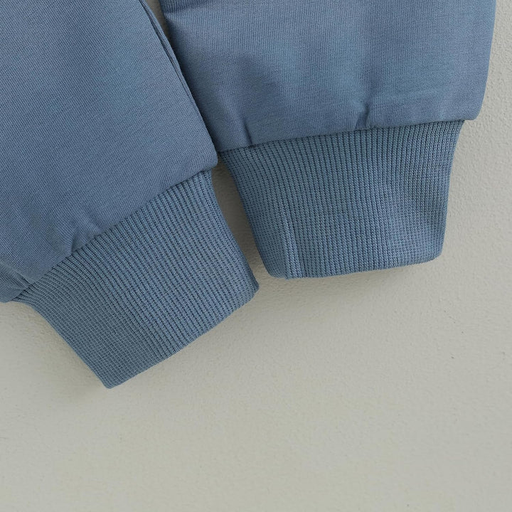 Baby Jogger Winter Set – Contrast Sweatshirt and Trousers-A-0-6 Months-Nora Luxe