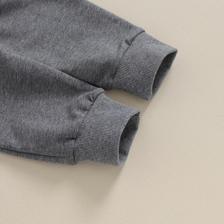 Baby Jogger Winter Set – Contrast Sweatshirt and Trousers-A-0-6 Months-Nora Luxe