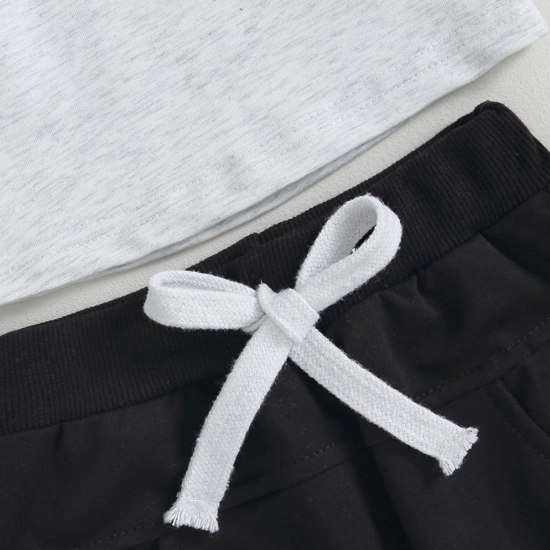 Baby Jogger Winter Set – Contrast Sweatshirt and Trousers-A-0-6 Months-Nora Luxe
