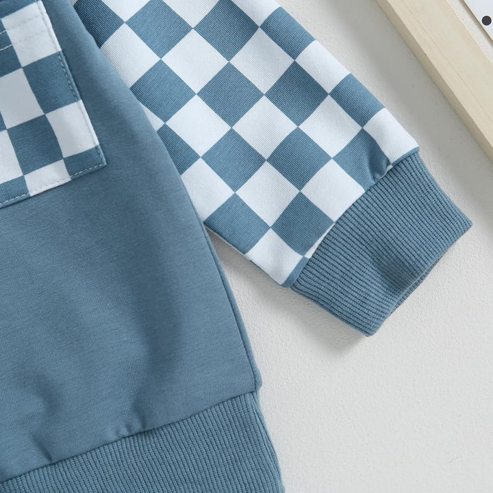 Baby Jogger Winter Set – Contrast Sweatshirt and Trousers-A-0-6 Months-Nora Luxe