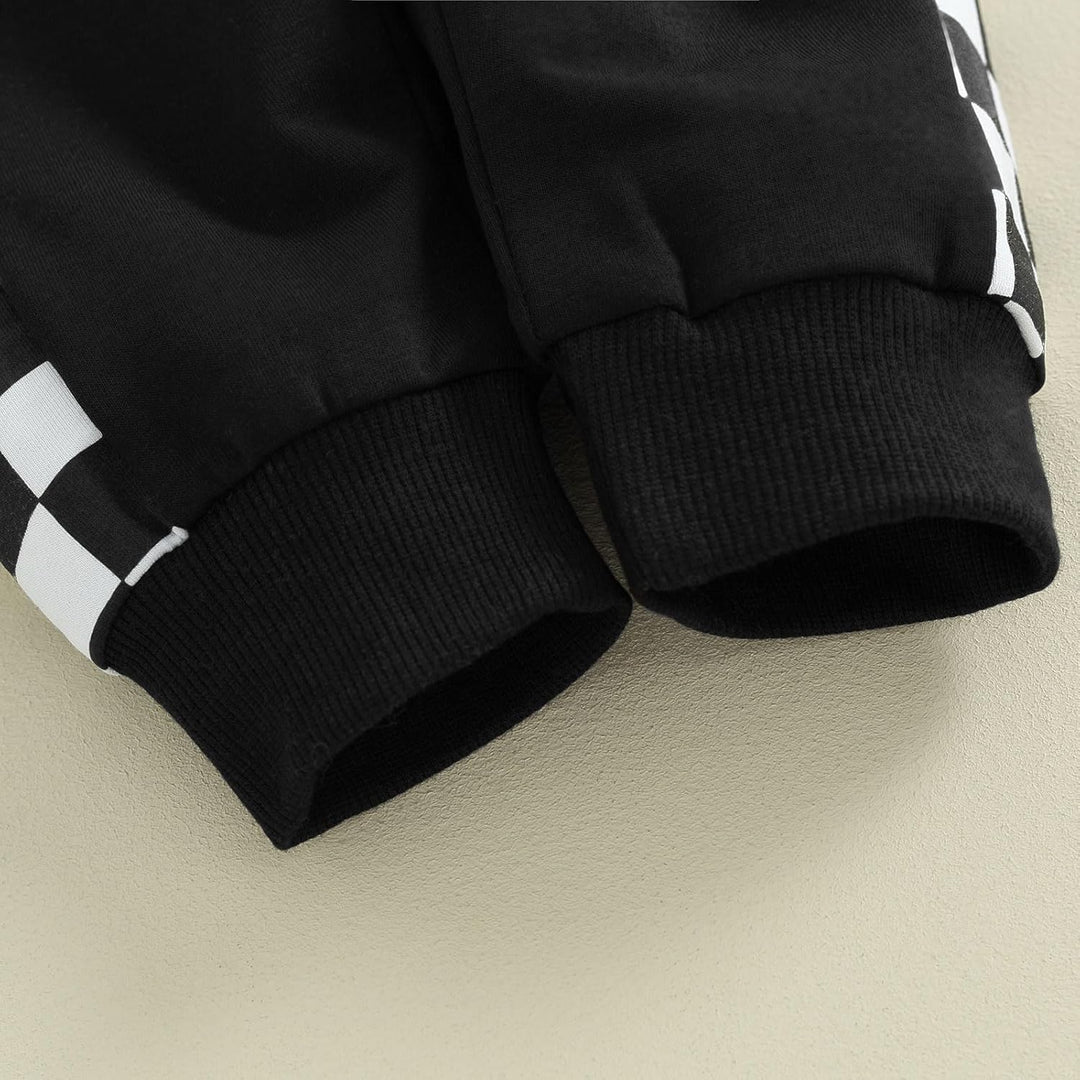 Baby Jogger Winter Set – Contrast Sweatshirt and Trousers-A-0-6 Months-Nora Luxe