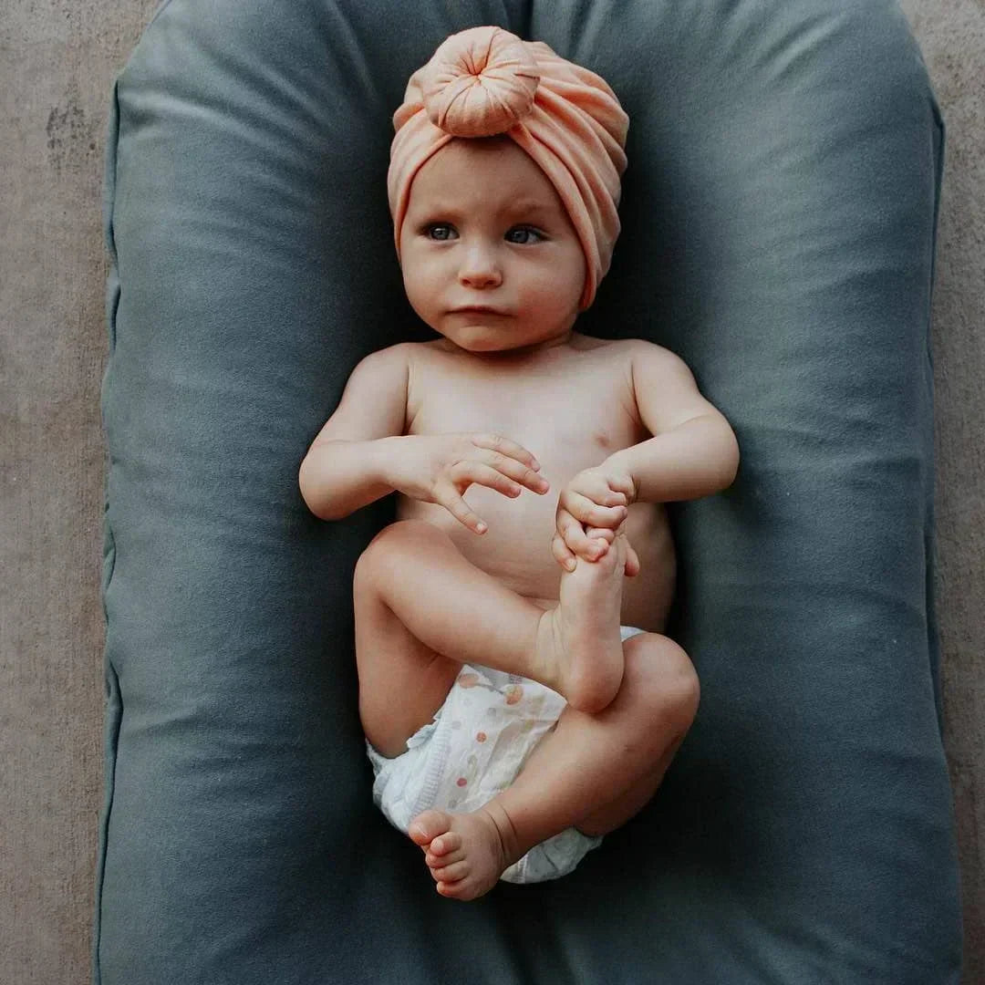 Baby Lounger - CuddleNest-Green-Nora Luxe