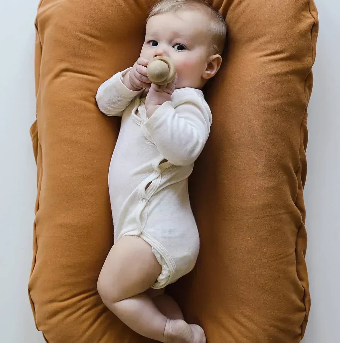 Baby Lounger - CuddleNest-Green-Nora Luxe