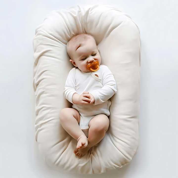 Baby Lounger - CuddleNest-Green-Nora Luxe