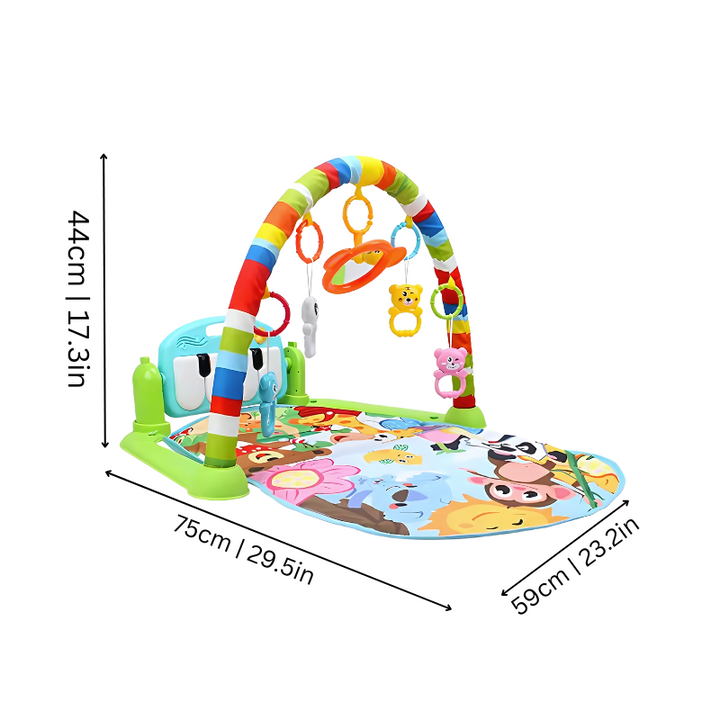 Baby Play Mat - MelodyMat-Green-Nora Luxe
