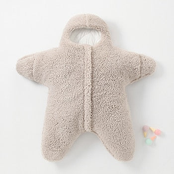 Baby Starfish Sleeping Bag - StarrySnug-Gray-0-2 Months-Nora Luxe