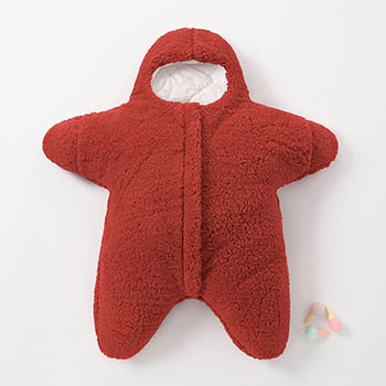 Baby Starfish Sleeping Bag - StarrySnug-Red-0-2 Months-Nora Luxe