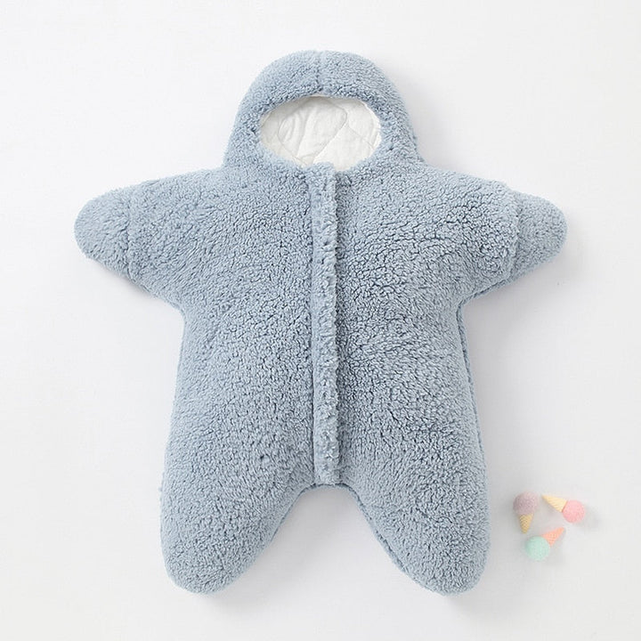 Baby Starfish Sleeping Bag - StarrySnug-White-0-2 Months-Nora Luxe