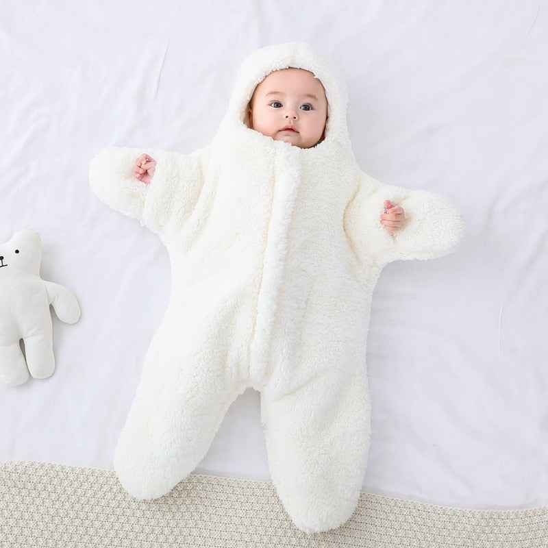Baby Starfish Sleeping Bag - StarrySnug-White-0-2 Months-Nora Luxe