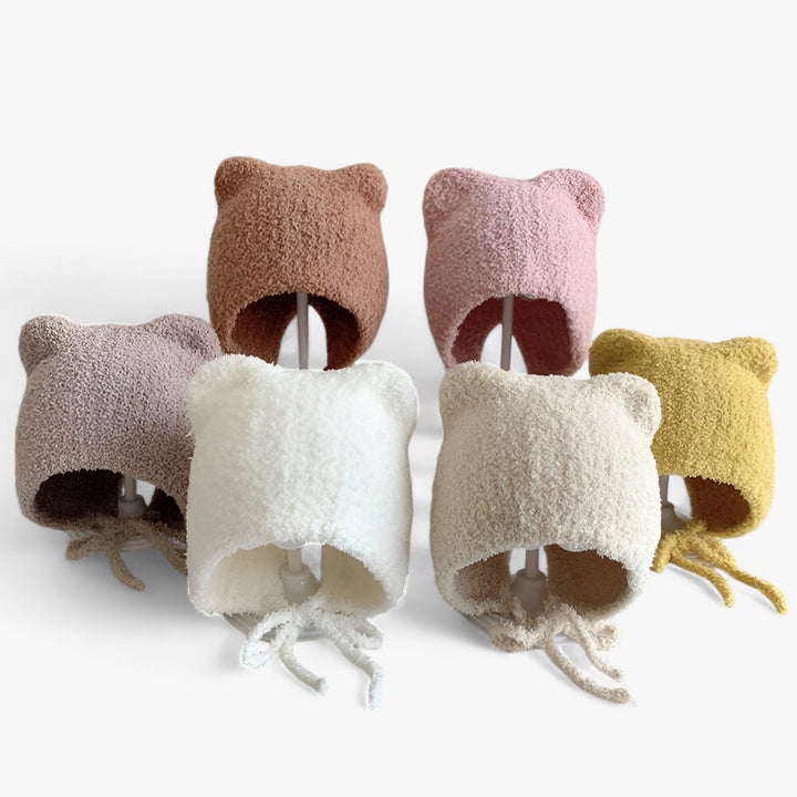 Baby Winter Hat with Ear Flaps - Soft Warmth and Cute Design - Finn-Beige-Baby 0-3 years-Nora Luxe