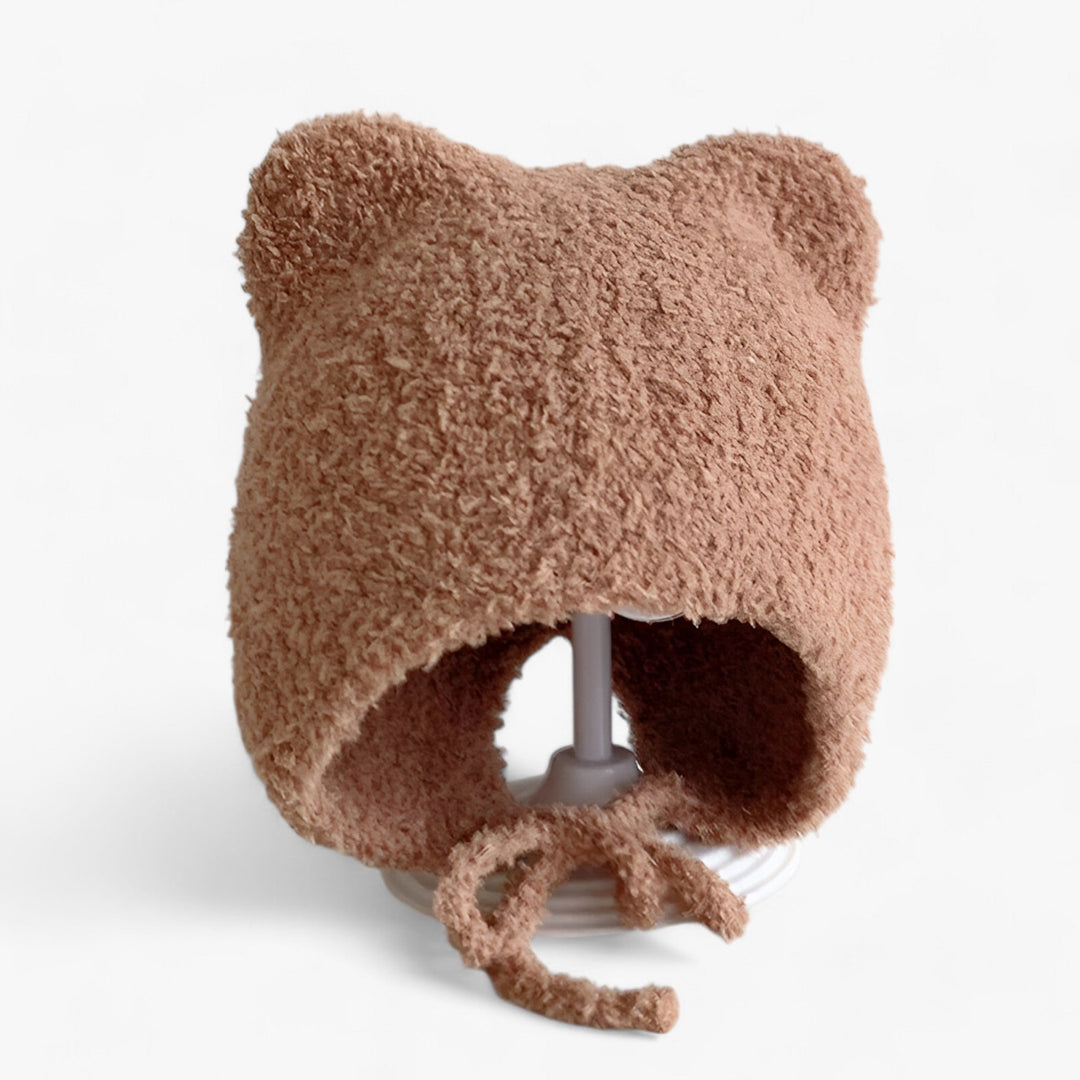 Baby Winter Hat with Ear Flaps - Soft Warmth and Cute Design - Finn-Brown-Baby 0-3 years-Nora Luxe