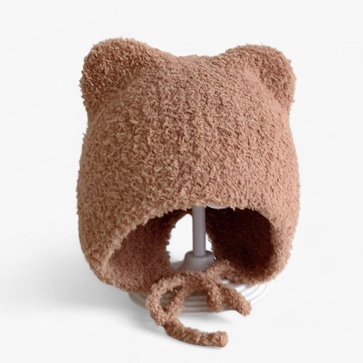 Baby Winter Hat with Ear Flaps - Soft Warmth and Cute Design - Finn-Brown-Baby 0-3 years-Nora Luxe