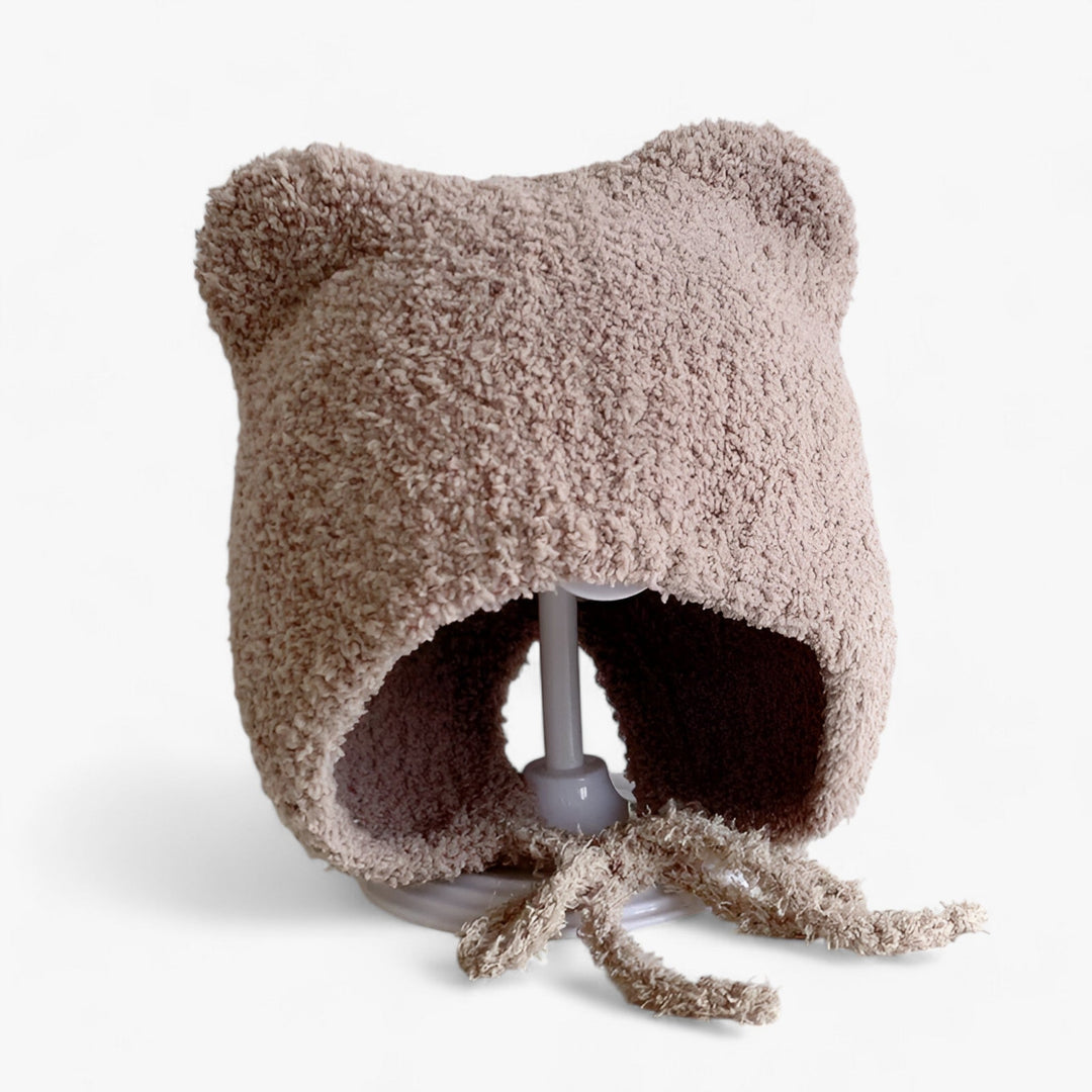 Baby Winter Hat with Ear Flaps - Soft Warmth and Cute Design - Finn-Khaki-Baby 0-3 years-Nora Luxe