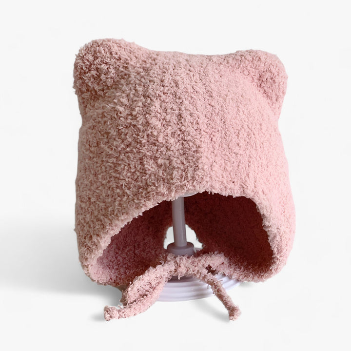 Baby Winter Hat with Ear Flaps - Soft Warmth and Cute Design - Finn-Pink-Baby 0-3 years-Nora Luxe