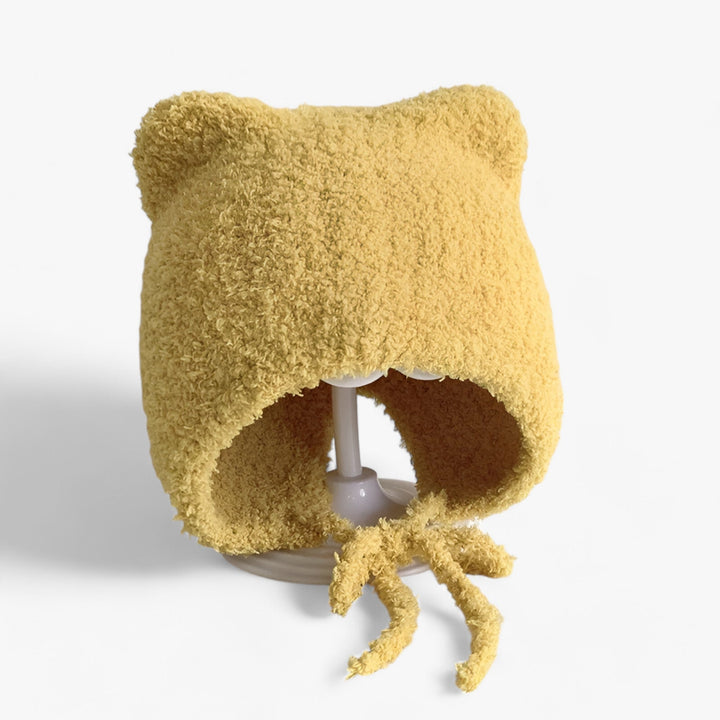 Baby Winter Hat with Ear Flaps - Soft Warmth and Cute Design - Finn-Yellow-Baby 0-3 years-Nora Luxe