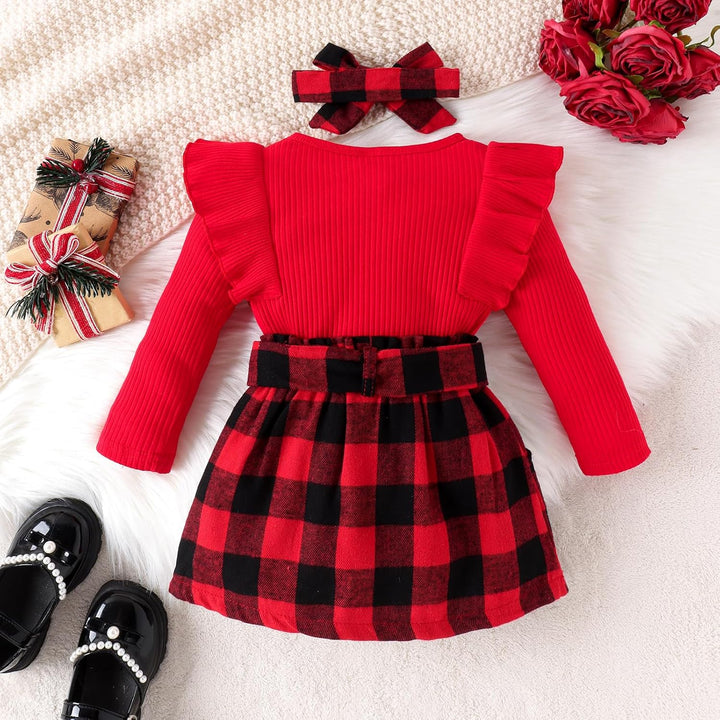 Baby Winterset – Knitted Turtleneck and Dress Set-A-6-12 Months-Nora Luxe