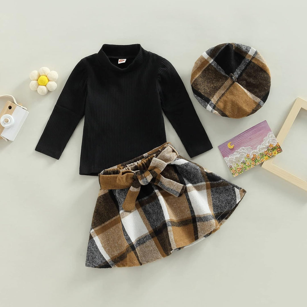 Baby Winterset – Knitted Turtleneck and Dress Set-A-6-12 Months-Nora Luxe