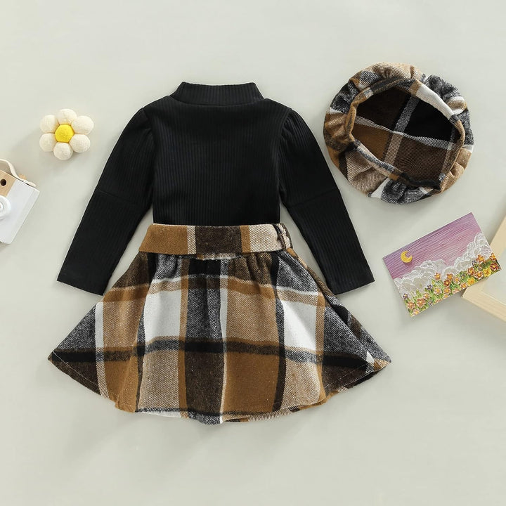 Baby Winterset – Knitted Turtleneck and Dress Set-A-6-12 Months-Nora Luxe