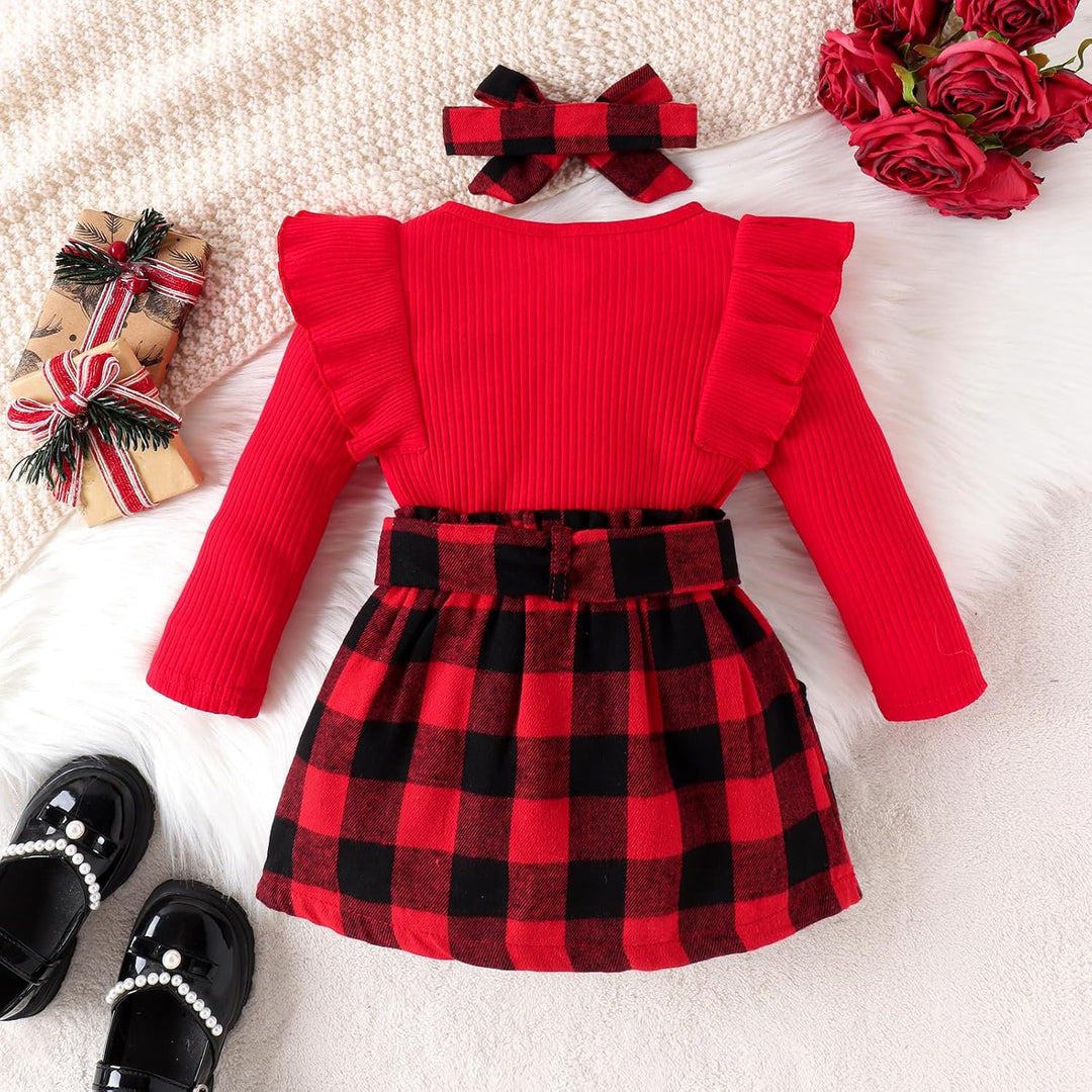 Baby Winterset – Knitted Turtleneck and Dress Set-A-6-12 Months-Nora Luxe