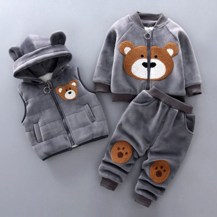 Baby Winterset (Set of 3) - Finn-Gray-6-12 months (31.5 in)-Nora Luxe
