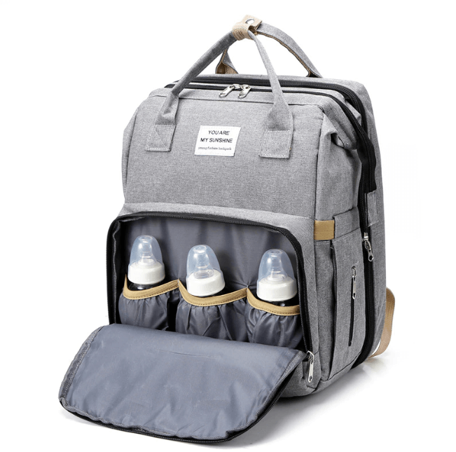 Portable Baby Bed and Nappy Bag – Multi-Function Travel Backpack