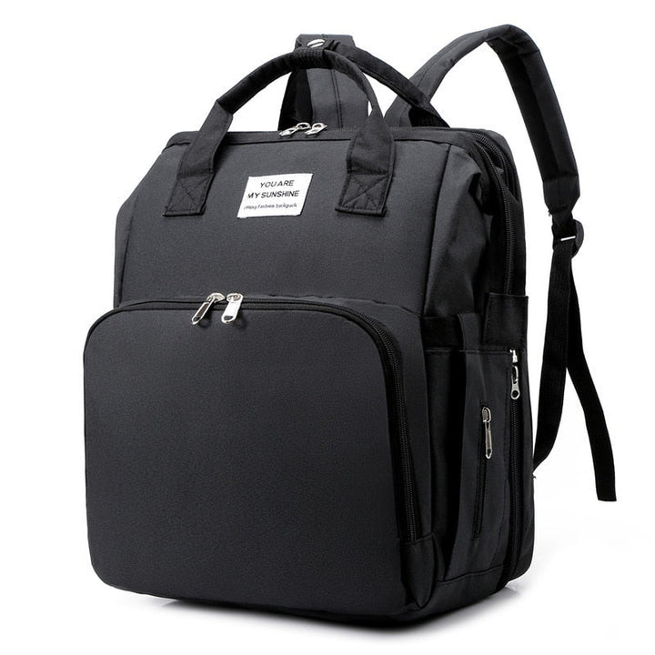Portable Baby Bed and Nappy Bag – Multi-Function Travel Backpack