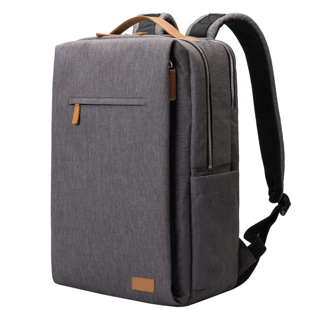 Backpack with Laptop Compartment and USB Charging Port - Nova-Gray-Nora Luxe
