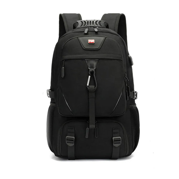 Backpack with USB connection and Large Capacity (50-80L) - UrbanTrail-Black-50L-Nora Luxe