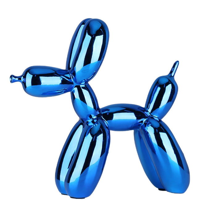 Balloon Dog Sculptures - BouncePup-Blue-Nora Luxe