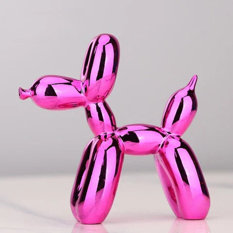 Balloon Dog Sculptures - BouncePup-Light gray-Nora Luxe