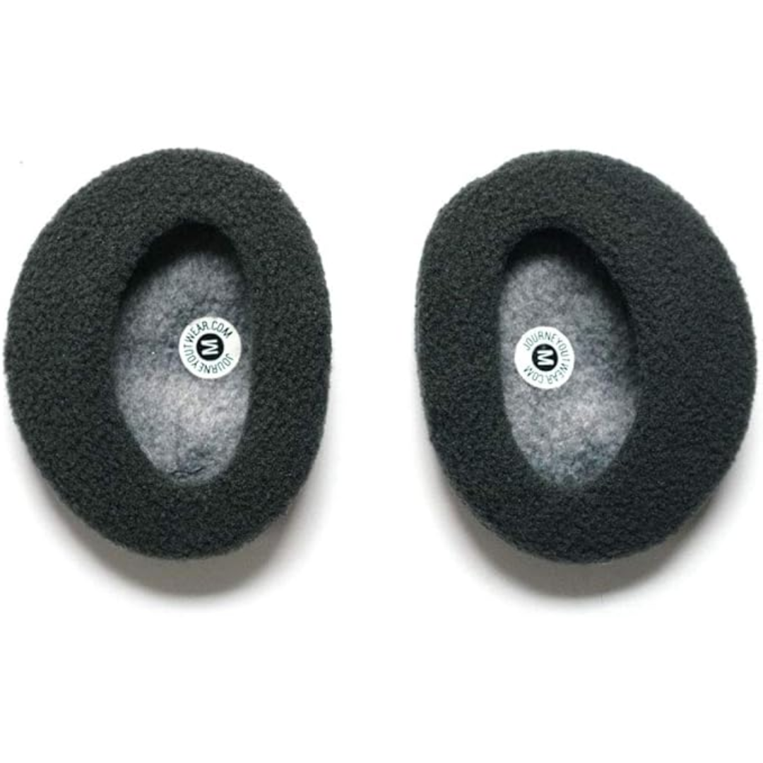 Bandless Fleece Ear Warmers for Men & Women - FleeceBuds-Gray-Nora Luxe