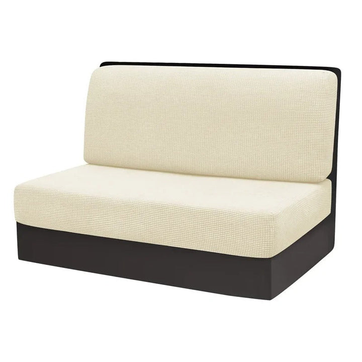 Bank covers set for camper & caravan - NomadCover-Beige-Nora Luxe