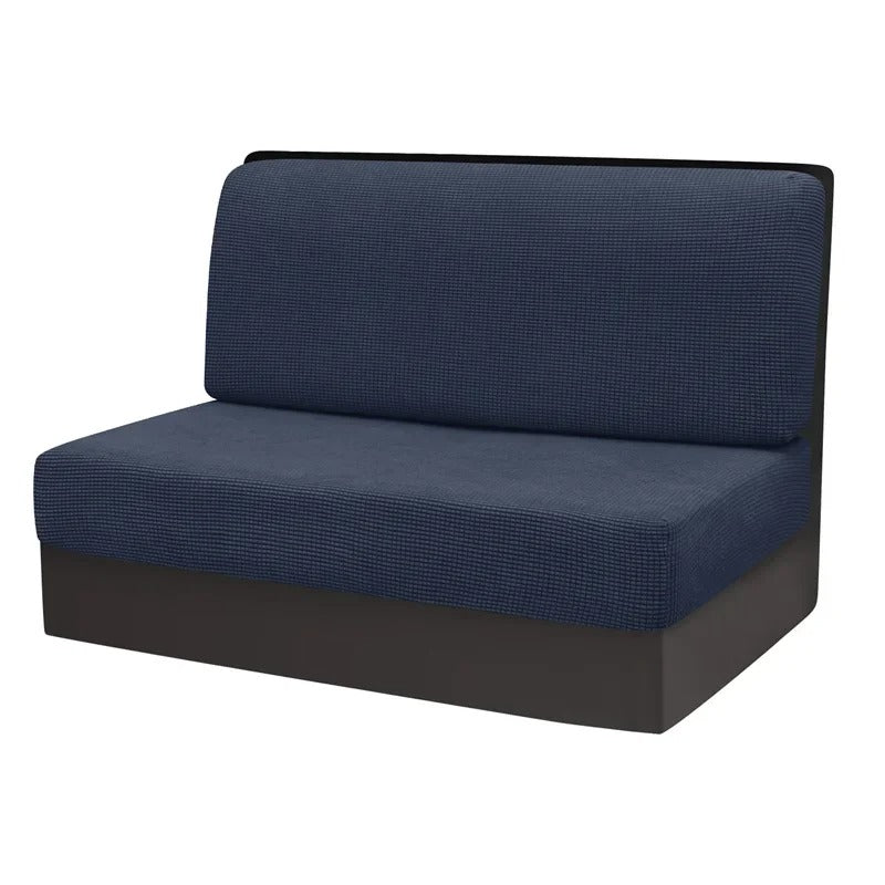 Bank covers set for camper & caravan - NomadCover-Dark Blue-Nora Luxe