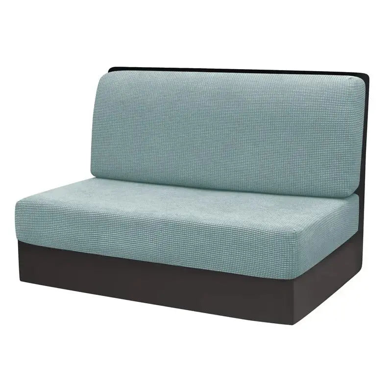 Bank covers set for camper & caravan - NomadCover-Light Blue-Nora Luxe