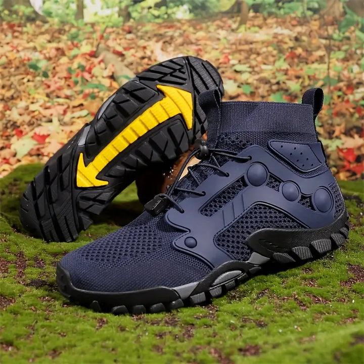 Barefoot Men's Shoes - TrailFlex-Black-5.5-Nora Luxe