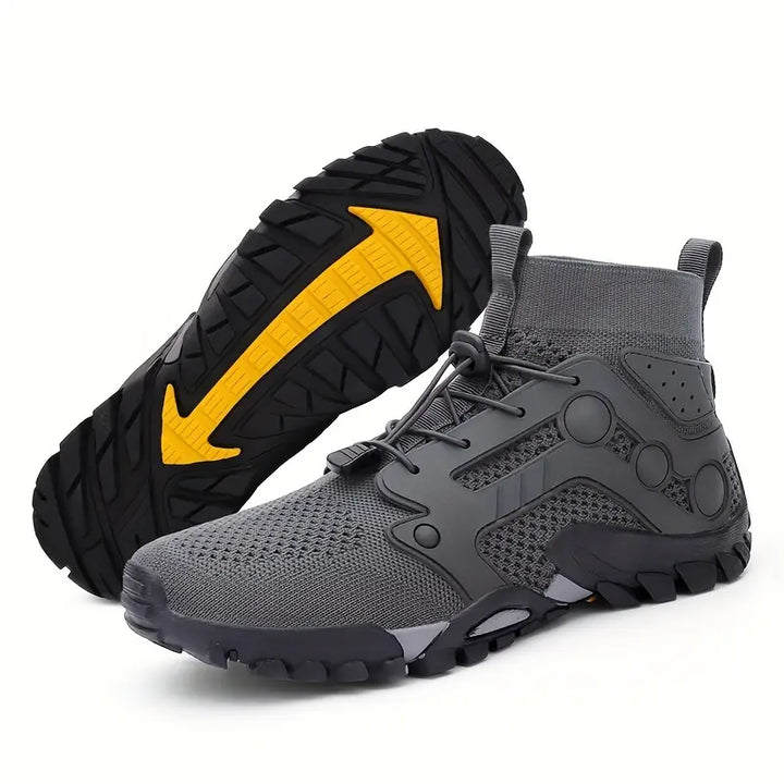 Barefoot Men's Shoes - TrailFlex-Black-5.5-Nora Luxe