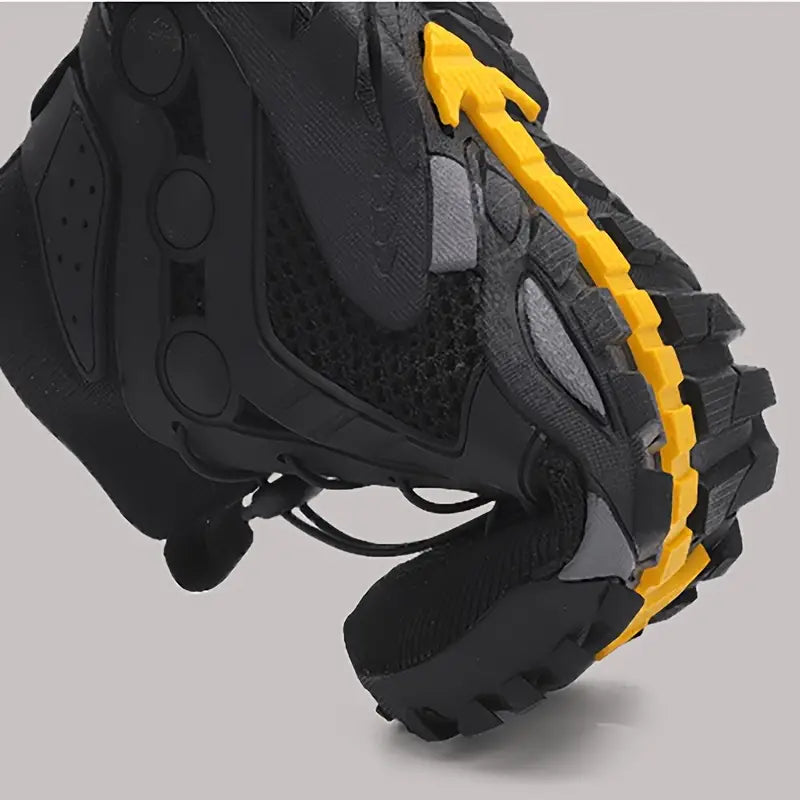 Barefoot Men's Shoes - TrailFlex-Black-5.5-Nora Luxe