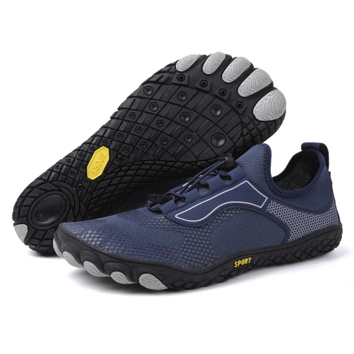 Barefoot Shoes for Adventure | Pro Performance-4-Blue-Nora Luxe