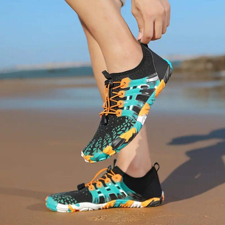 Barefoot Shoes for Outdoor Adventures - TerraStride-Green-4.5-Nora Luxe