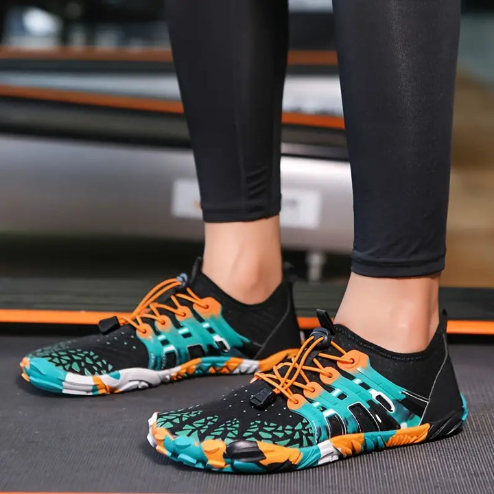 Barefoot Shoes for Outdoor Adventures - TerraStride-Green-4.5-Nora Luxe