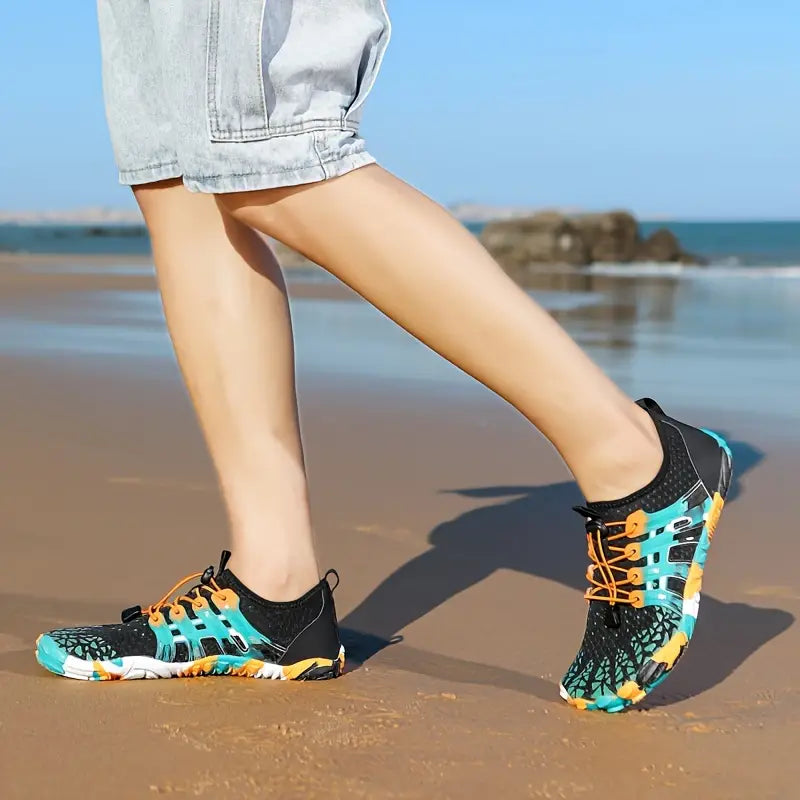 Barefoot Shoes for Outdoor Adventures - TerraStride-Green-4.5-Nora Luxe