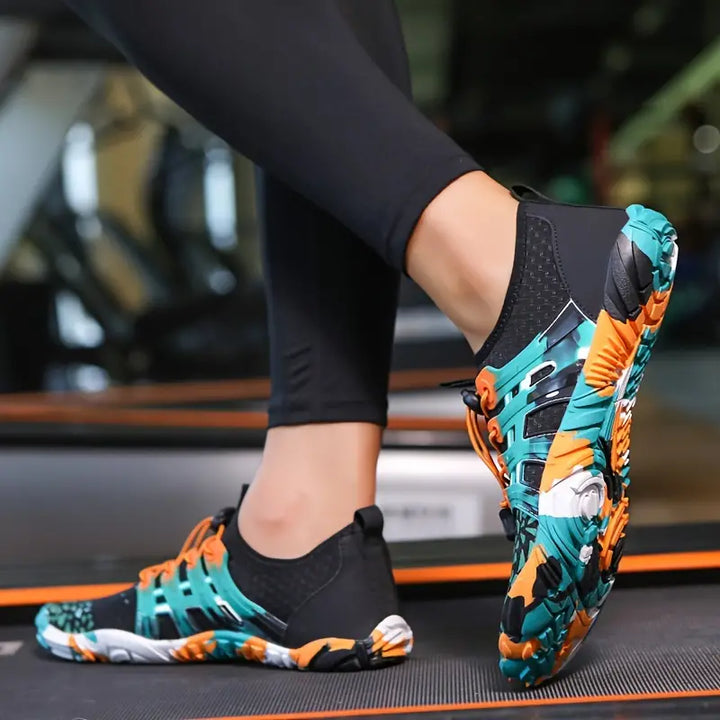 Barefoot Shoes for Outdoor Adventures - TerraStride-Green-4.5-Nora Luxe