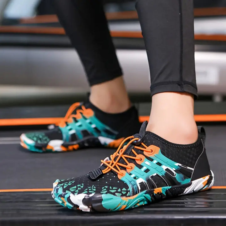 Barefoot Shoes for Outdoor Adventures - TerraStride-Green-4.5-Nora Luxe