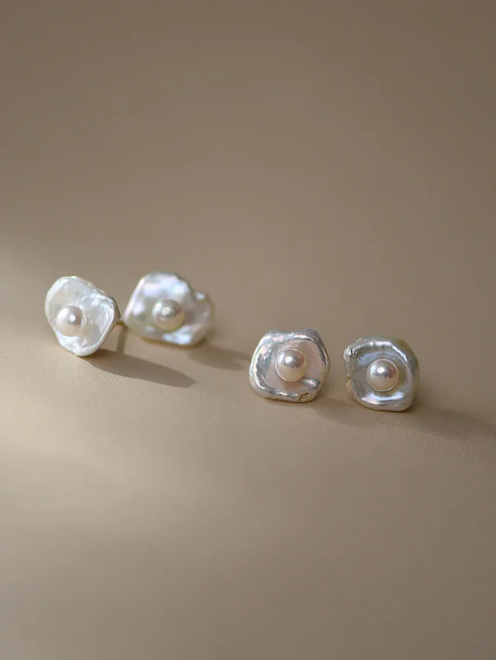 Baroque Pearl Earrings - Noa-Nora Luxe