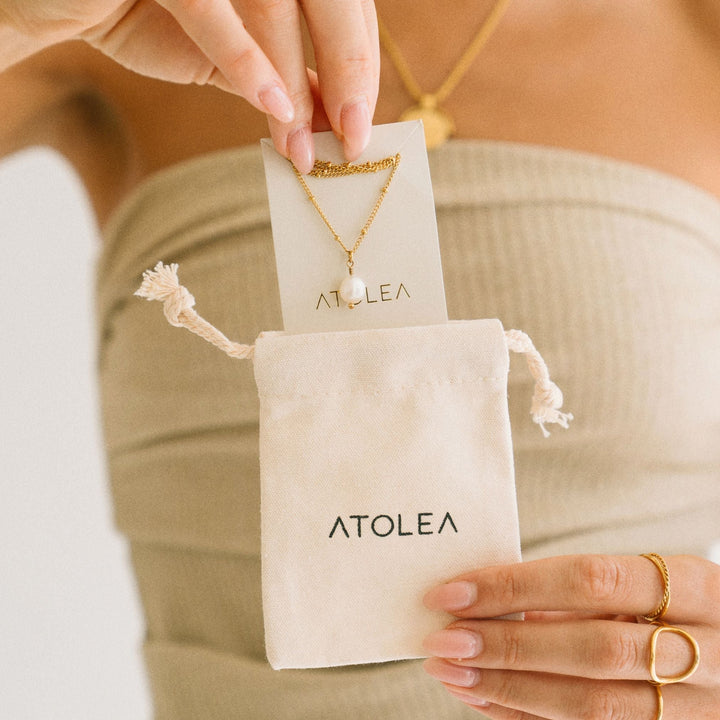 Baroque Pearl Pendant Necklace - Anisa-Gold-Nora Luxe